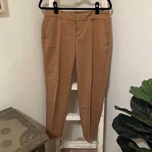 Old Navy camel pleated ankle trouser